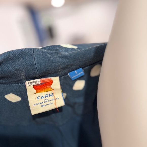 Farm Rio Evil Eye Dress With Long Sleeve Palm Sleeves Size small - Picture 7 of 7